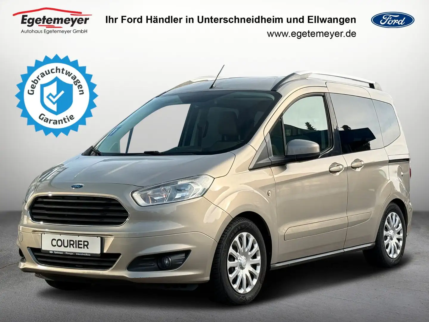Ford Tourneo Courier Titanium 8 FACH PDC KLIMAAUTO CD Grau - 1