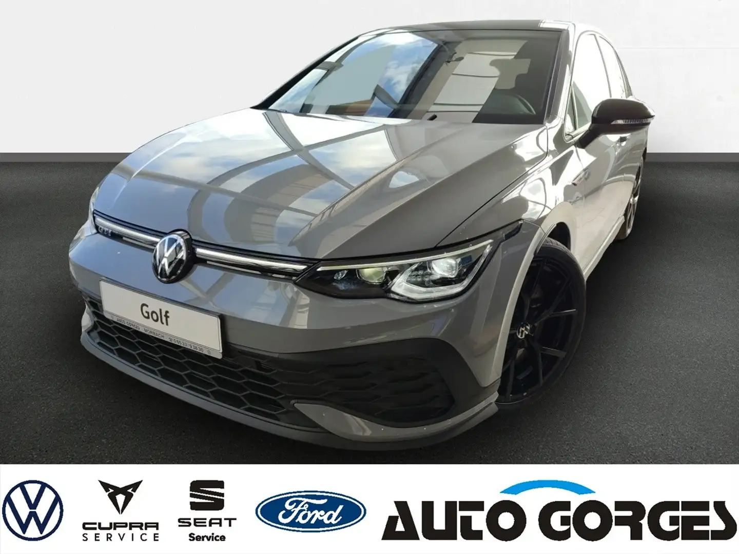 Volkswagen Golf GTI Clubsport 2.0l TSI OPF DSG +AB-MAI+IQ.LIGHT+HARMAN Szary - 1