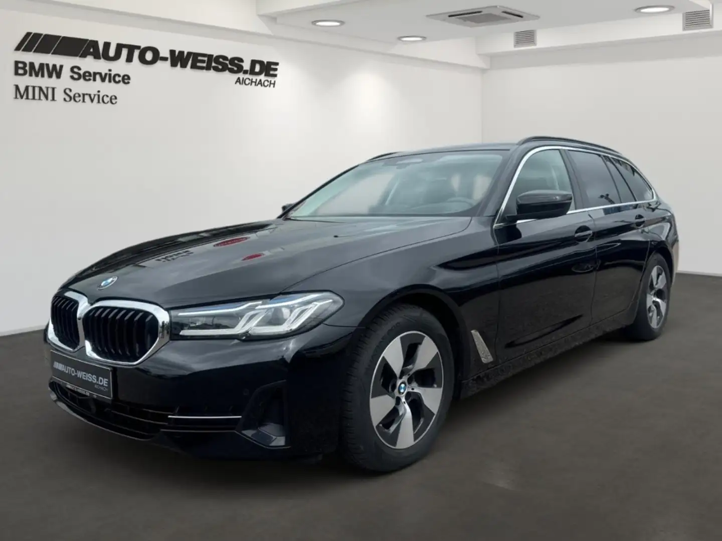 BMW 520 dA LEDER+LASER+ACC+HUD+SPORTSITZ+SHZ+DAB+HIFI Schwarz - 1