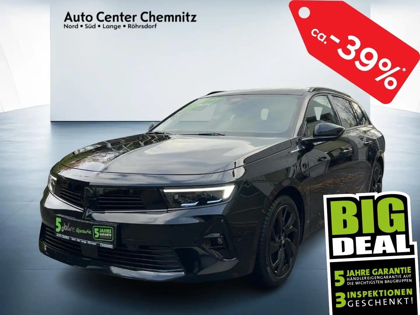 Opel Astra L ST AT8 Ultimate AHK/Matrix/Headup/360°/SD Schwarz - 1