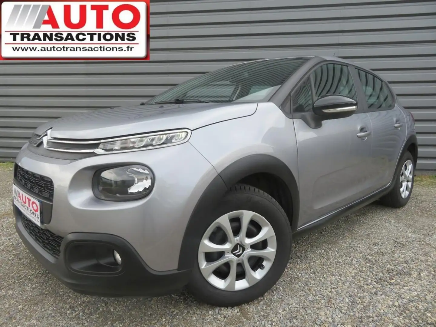 Citroen C3 1.2 PureTech 12V - 82 S\u0026S  2016 BERLINE Feel  Gris - 1