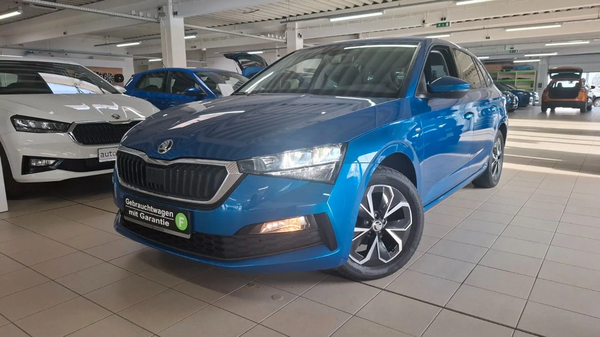 Skoda Scala Drive 125 AHK SmartLink WinterRäder LED Blau - 1