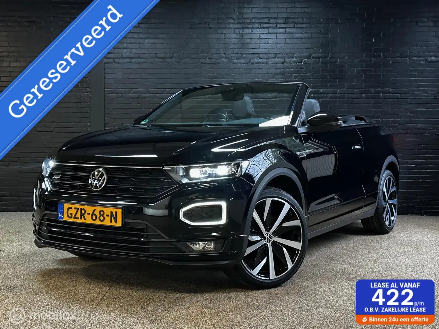 Volkswagen T-Roc Cabrio 1.5 TSI R-Line Beats Leder Carplay Zwart - 1