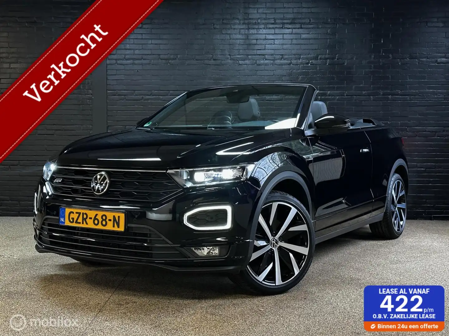 Volkswagen T-Roc Cabrio 1.5 TSI R-Line Beats Leder Carplay Schwarz - 1
