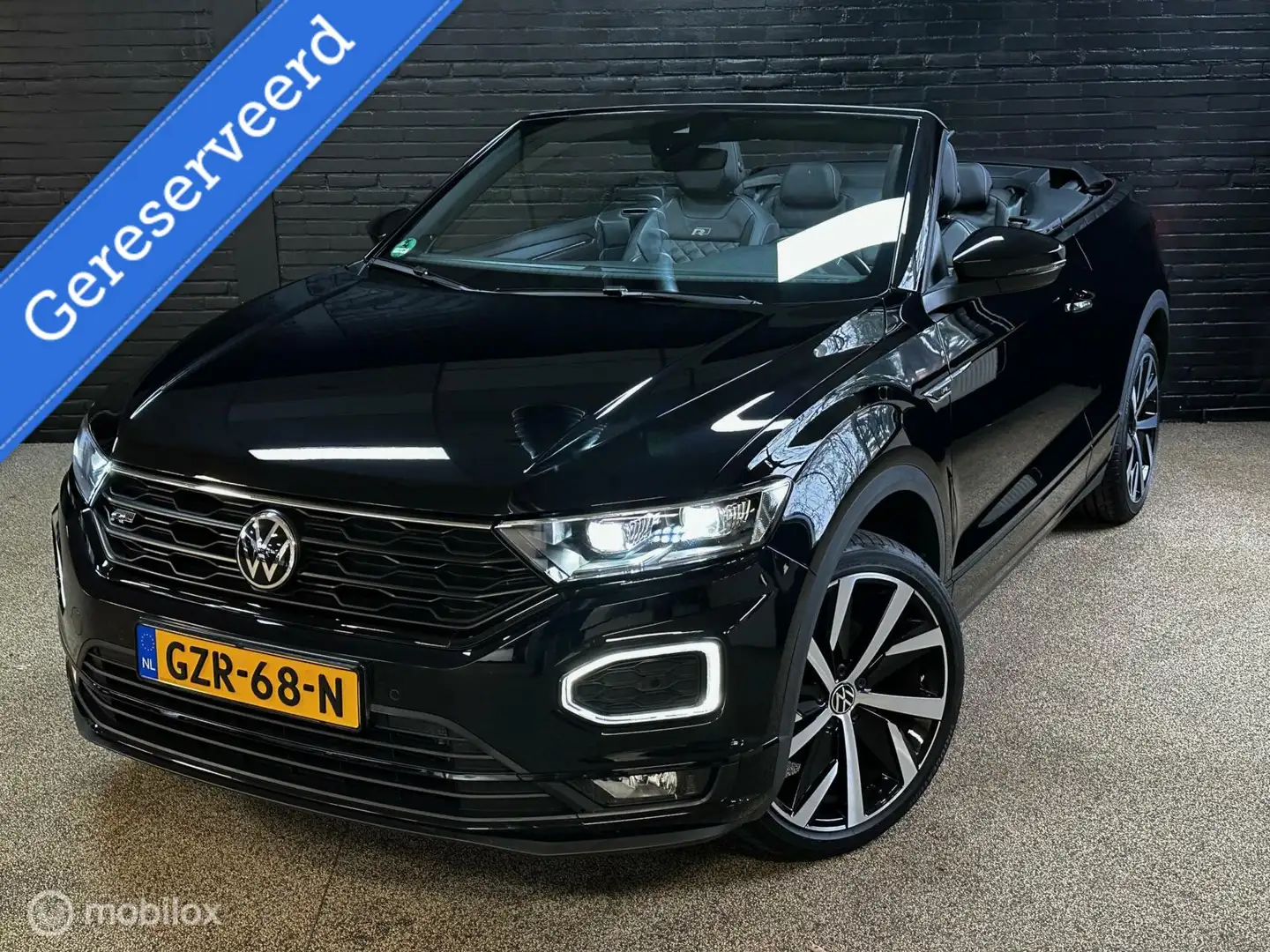 Volkswagen T-Roc Cabrio 1.5 TSI R-Line Beats Leder Carplay Zwart - 2
