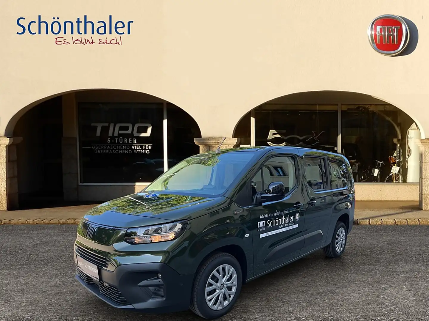 Fiat Doblo XL BlueHDi 130 S&S 7-Sitzer 6-Gang-Manuell Vert - 1