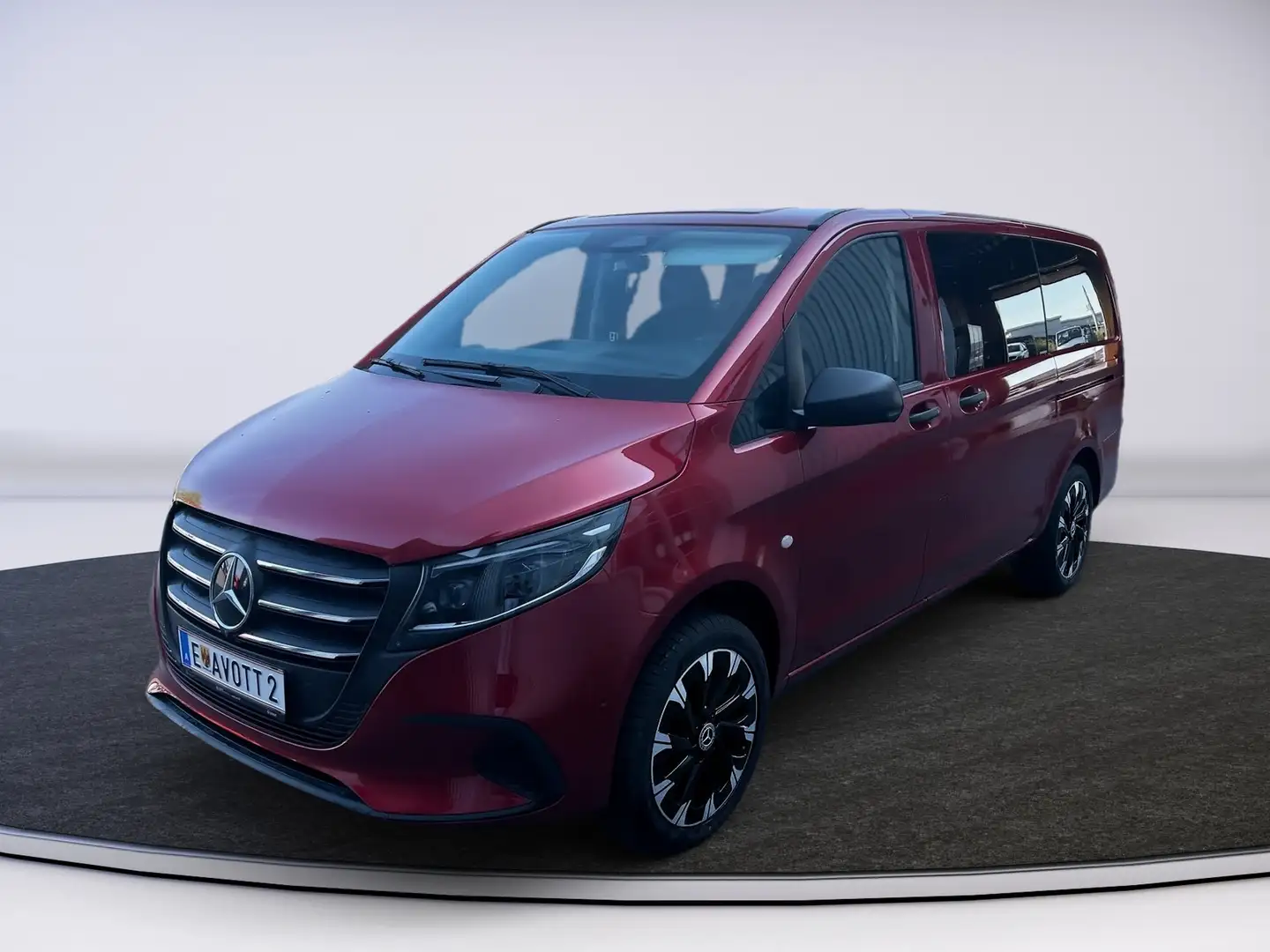 Mercedes-Benz Vito 116 CDI 4x4 Tourer SELECT Lang 360 Kamera, Rot - 2