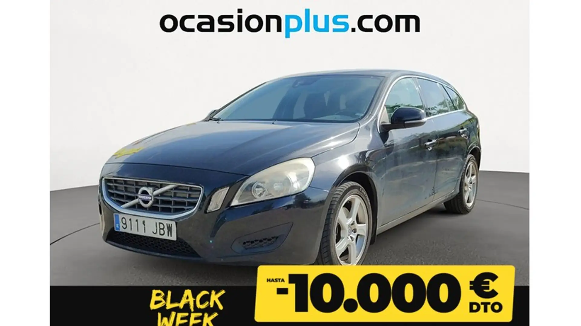 Volvo V60 D2 Momentum Schwarz - 1