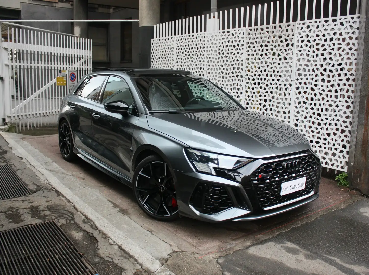 Audi RS3 SPB Tetto-Matrix-Scarico-Carboceramici-ADAS-Full Grigio - 1