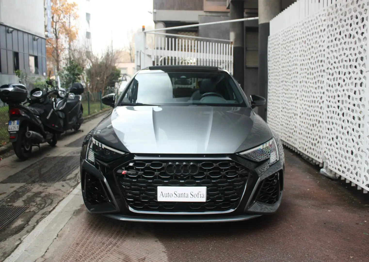 Audi RS3 SPB Tetto-Matrix-Scarico-Carboceramici-ADAS-Full Grigio - 2