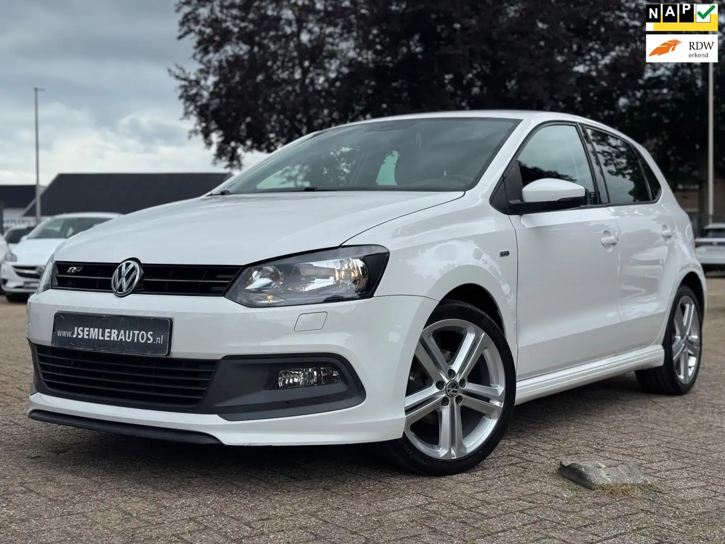 Volkswagen Polo 1.2 R-Line Edition CLIMA PDC CRUISE CTRL APPLE CAR Blanc - 1