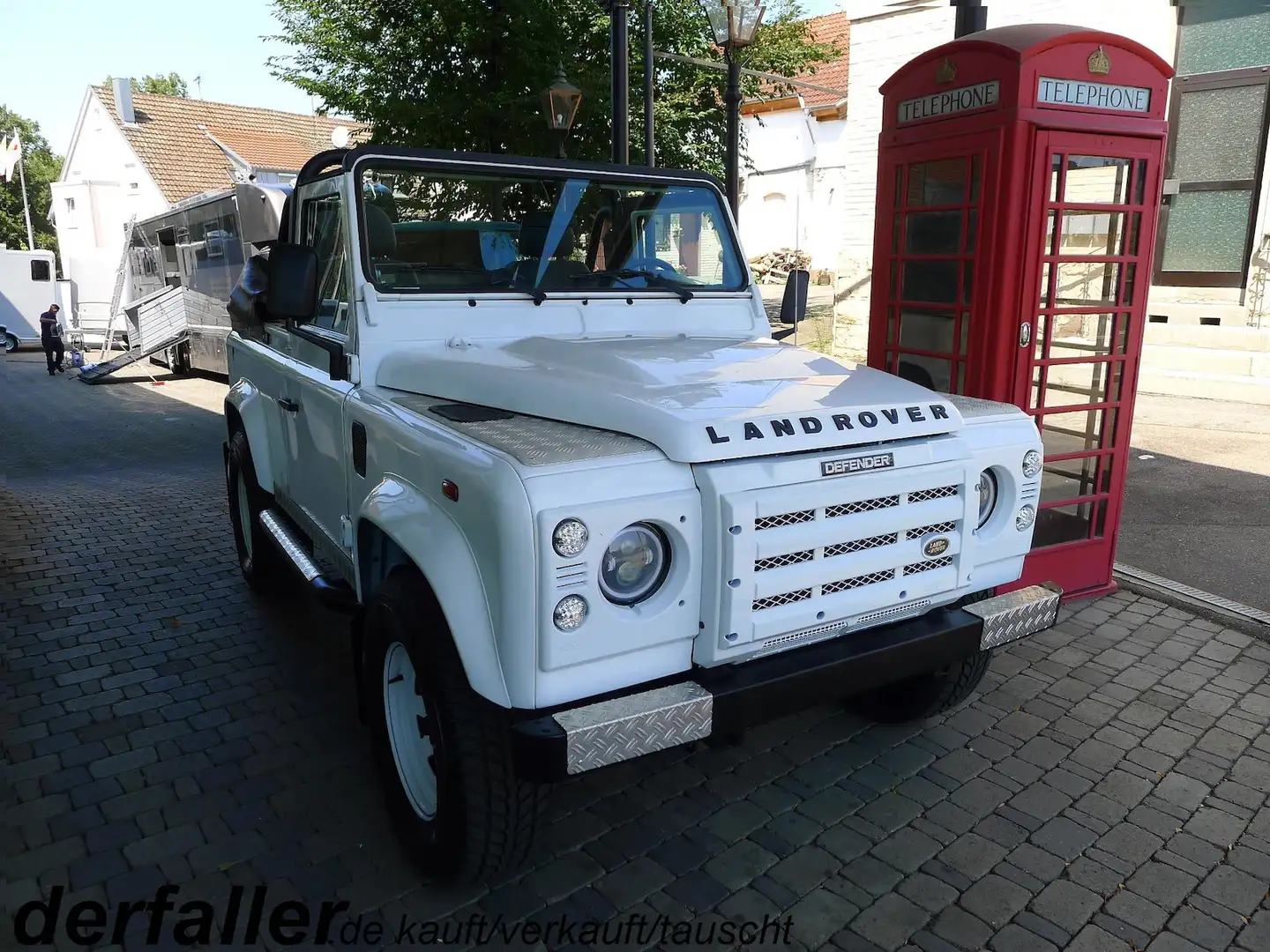 Land Rover Defender 90 Soft Top Cabrio / Exclusive Edition Blanc - 1