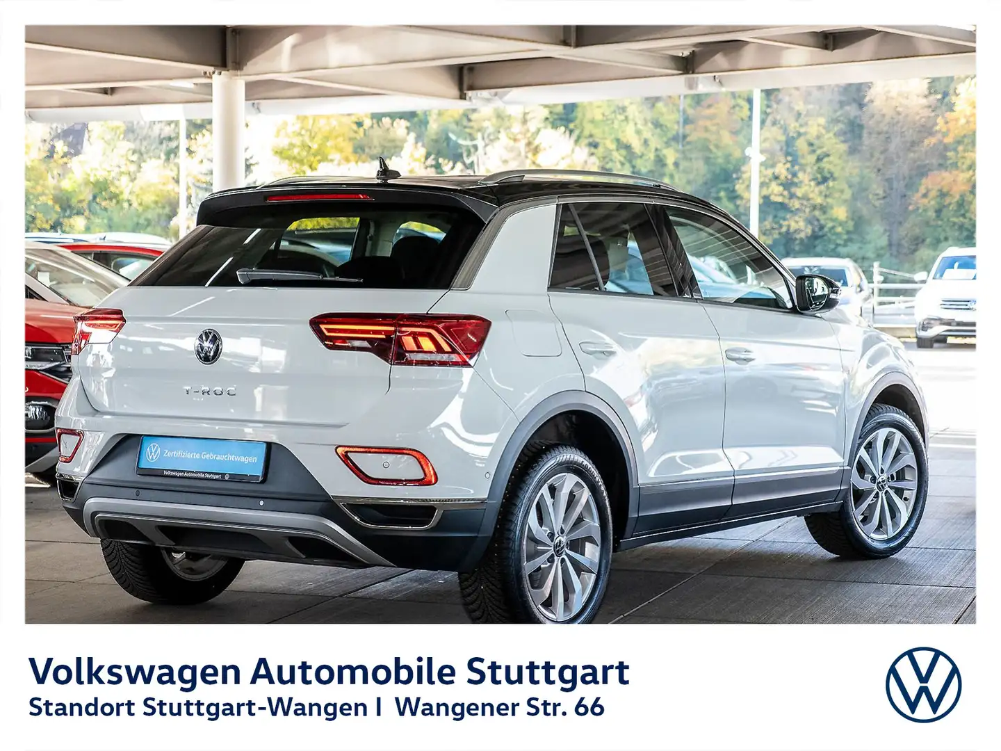 Volkswagen T-Roc Style 1.5 TSI DSG Navi LED AHK ACC SHZ Weiß - 2