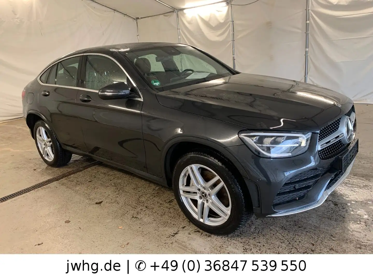 Mercedes-Benz GLC 300 e 4M Coupé 2x AMG Line Glasd Kam DAB 19" Gris - 2
