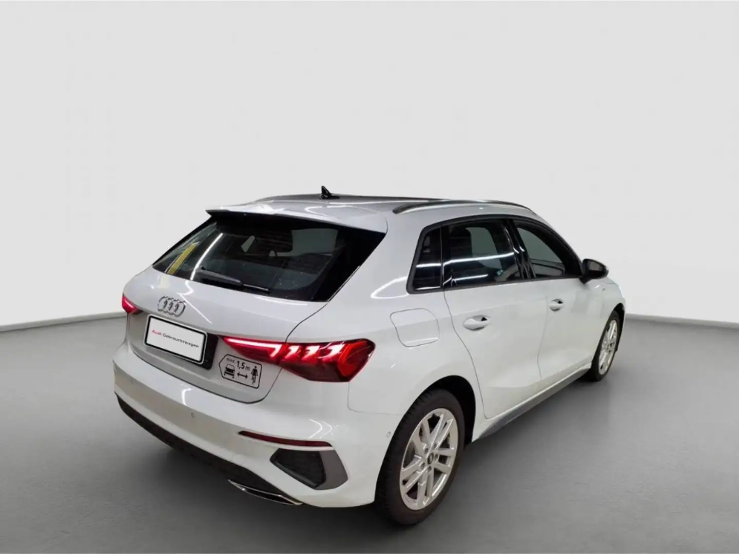 Audi A3 Sportback 40 TFSIe S LINE KAMERA NAVI KLIMA LM17 Weiß - 2
