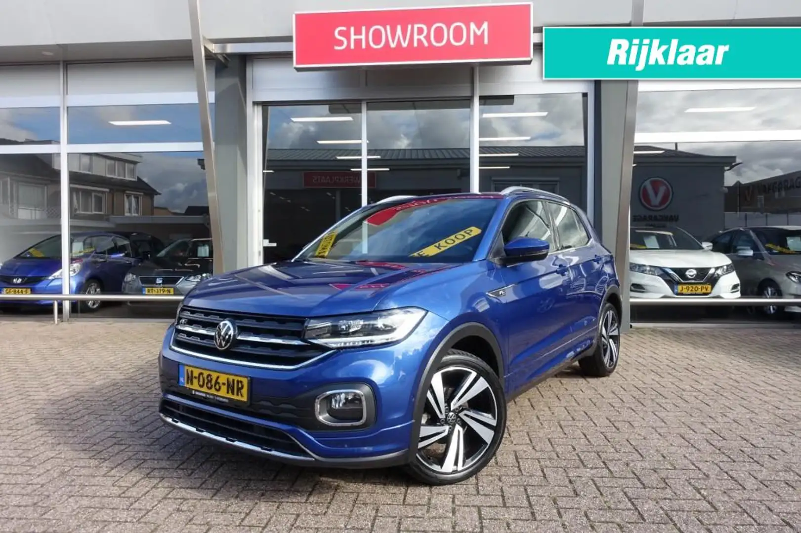 Volkswagen T-Cross 1.0 TSI R-LINE AUTOMAAT (All in prijs) Blu/Azzurro - 1