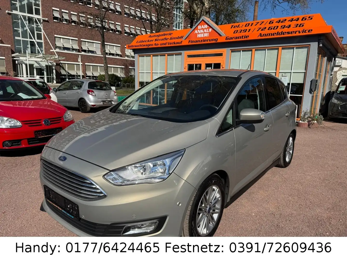 Ford C-Max 1,0 KLIMA/NAVI/SHZ/KAMERA/PDC/ALU/WINTER Grau - 1