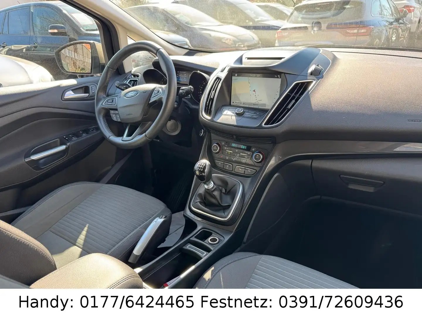 Ford C-Max 1,0 KLIMA/NAVI/SHZ/KAMERA/PDC/ALU/WINTER Grau - 2
