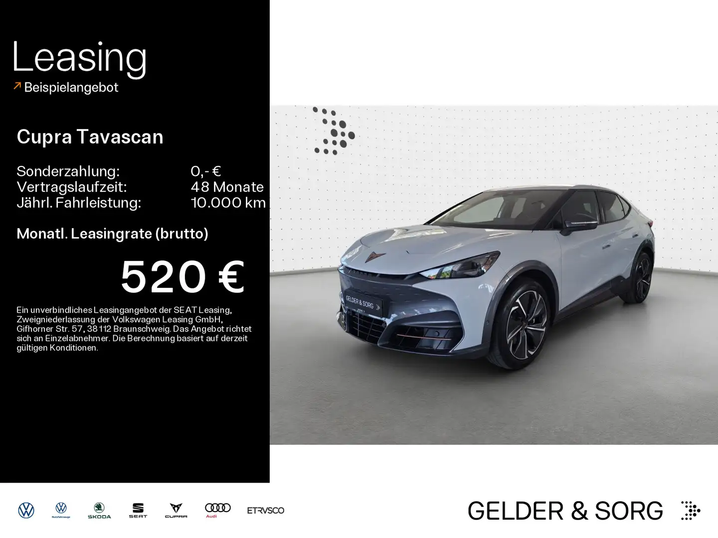 CUPRA Tavascan VZ 4Drive 250 kW NAVI*MATRIX*RFK* Срібний - 1