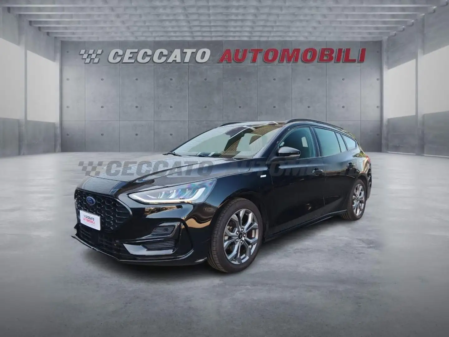 Ford Focus Focus SW 1.5 ecoblue ST-Line 115cv auto Zwart - 1
