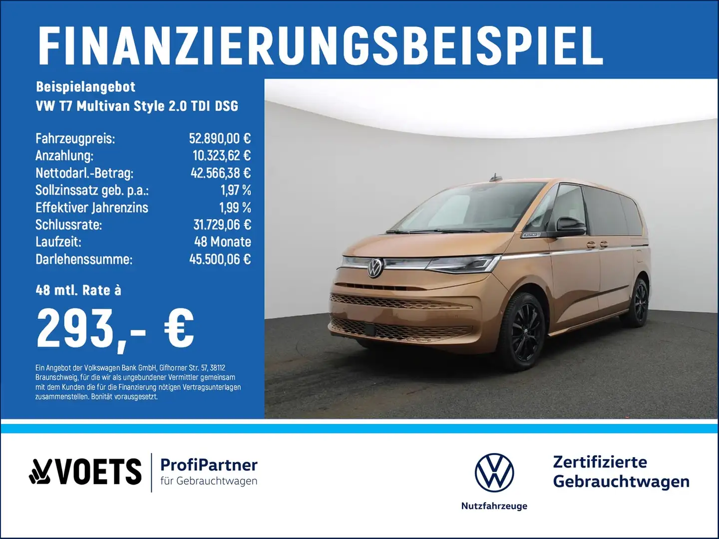 Volkswagen T7 Multivan Style 2.0 TDI DSG MATRIX-LED+HuD+SHZ Bronze - 2
