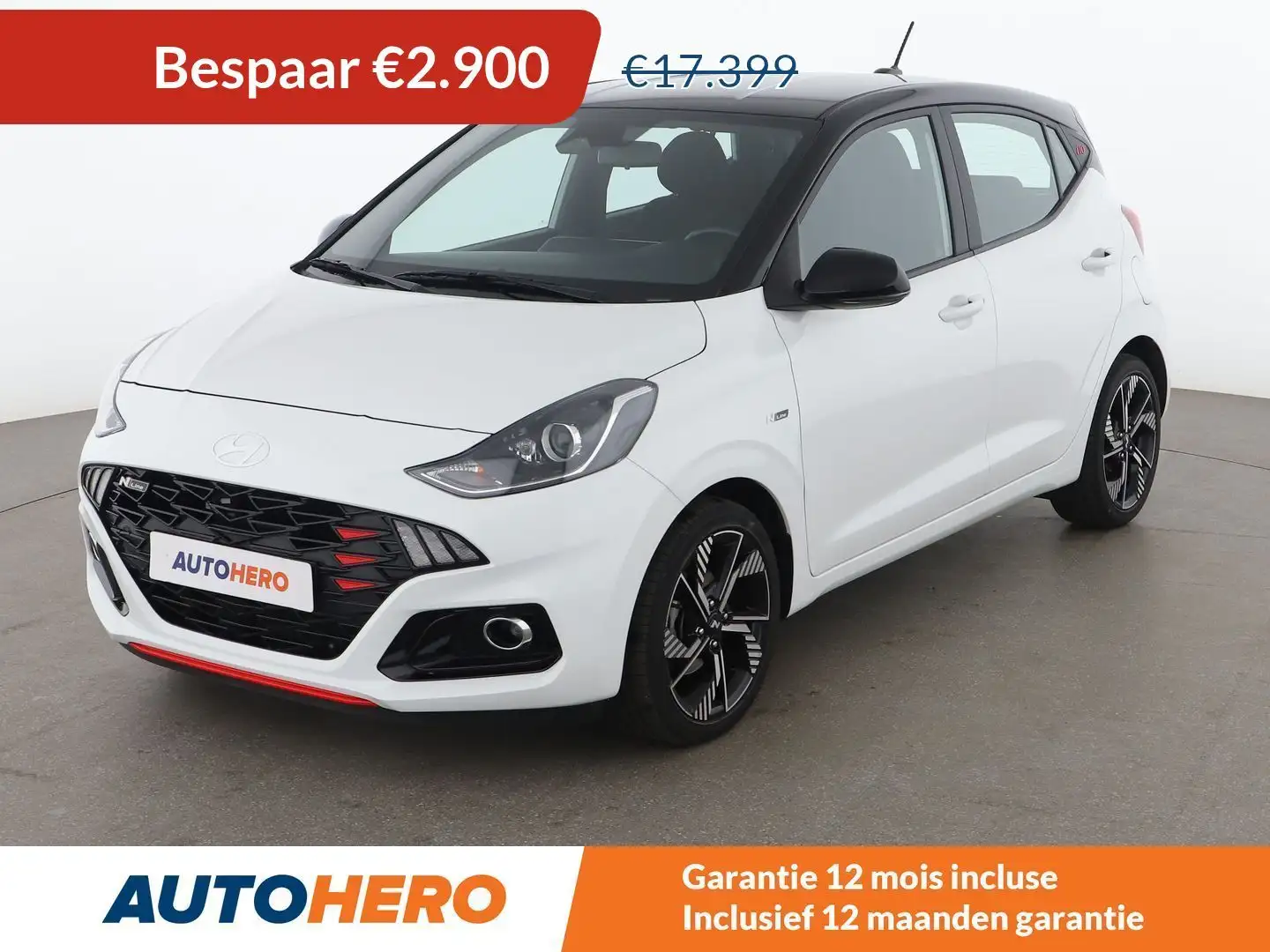 Hyundai i10 1.0 TGDI N Line Blanc - 1