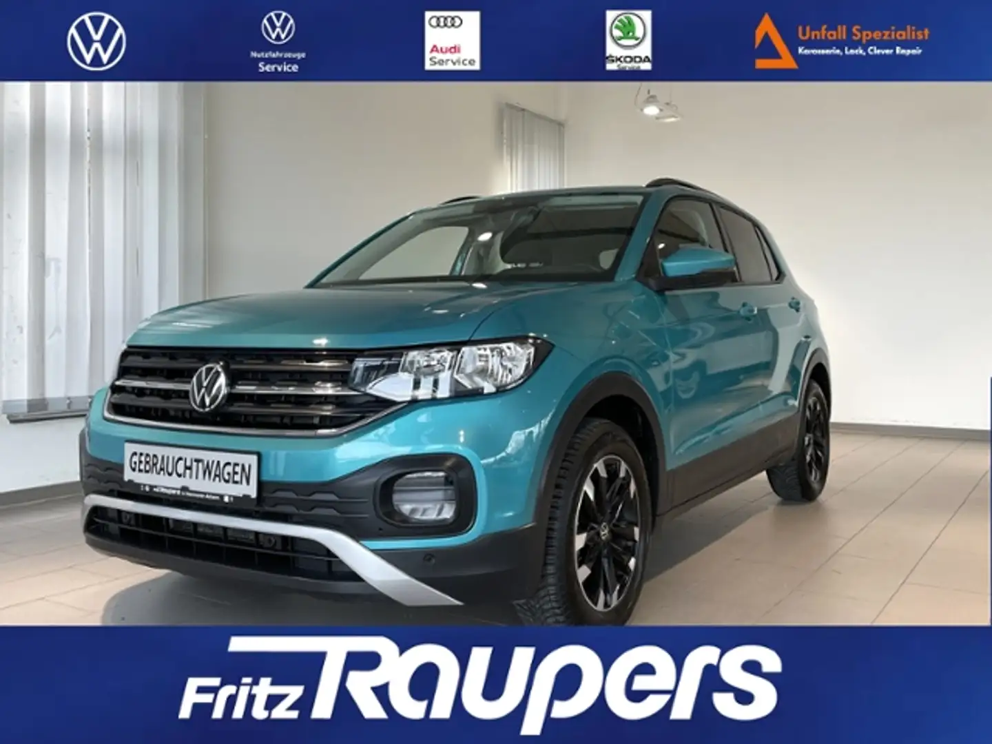 Volkswagen T-Cross 1.5 TSI DSG Life +ALLWETTER+KAMERA Grün - 1