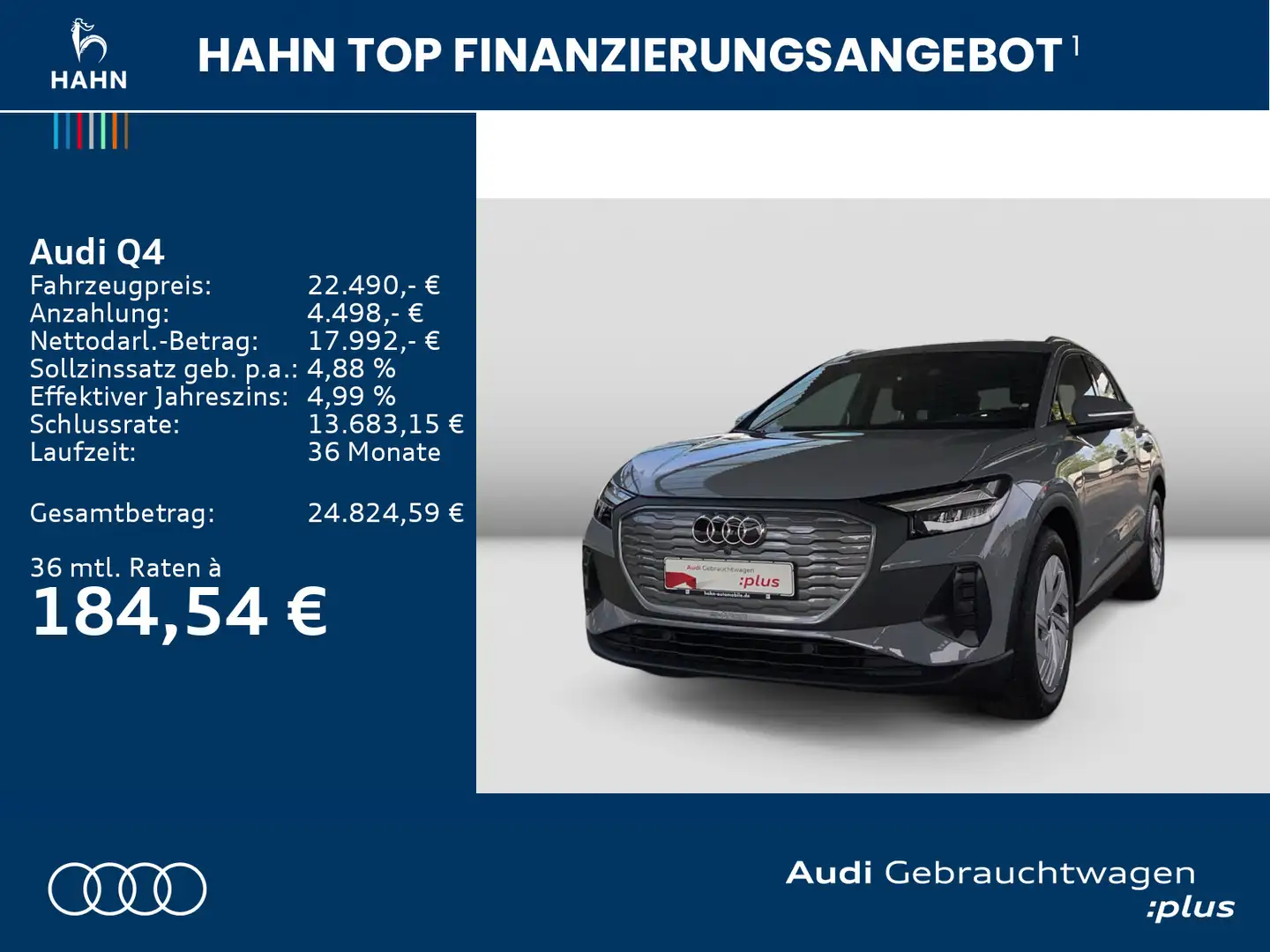 Audi Q4 e-tron Q4 35 e-tron S-Trc Virtual Einparkh Klima Grau - 2