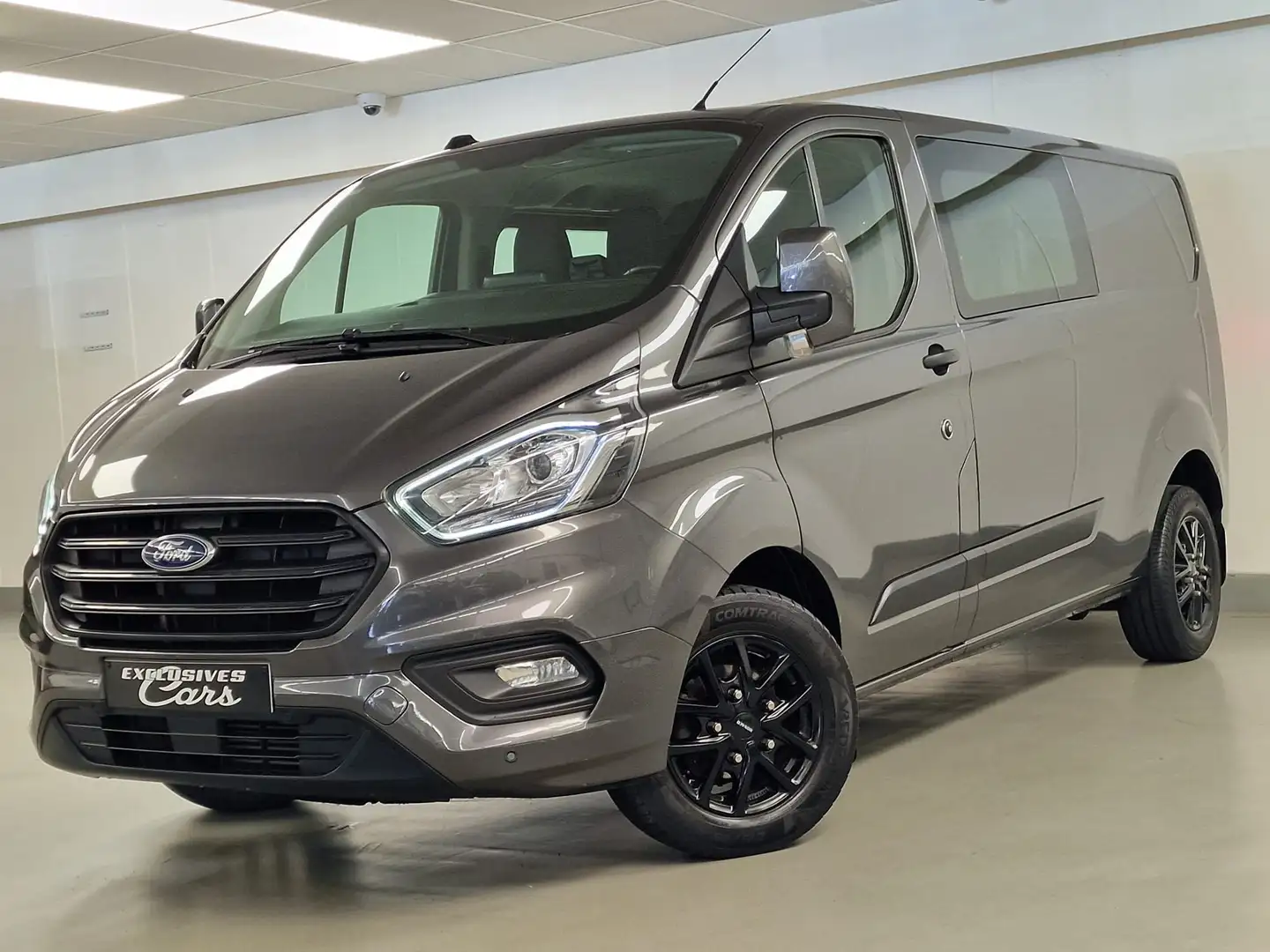 Ford Transit Custom 2.0TDCI 130CV 6 PLACES DOUBLE CABINE LONG CHASSIS Beige - 1