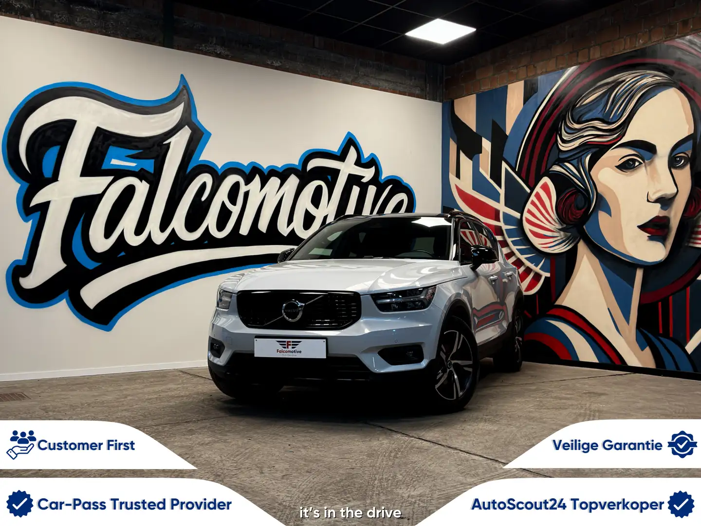 Volvo XC40 1.5iA*AUT*T3*R-DESIGN*ADAP. CRUISE*LED* Gris - 1