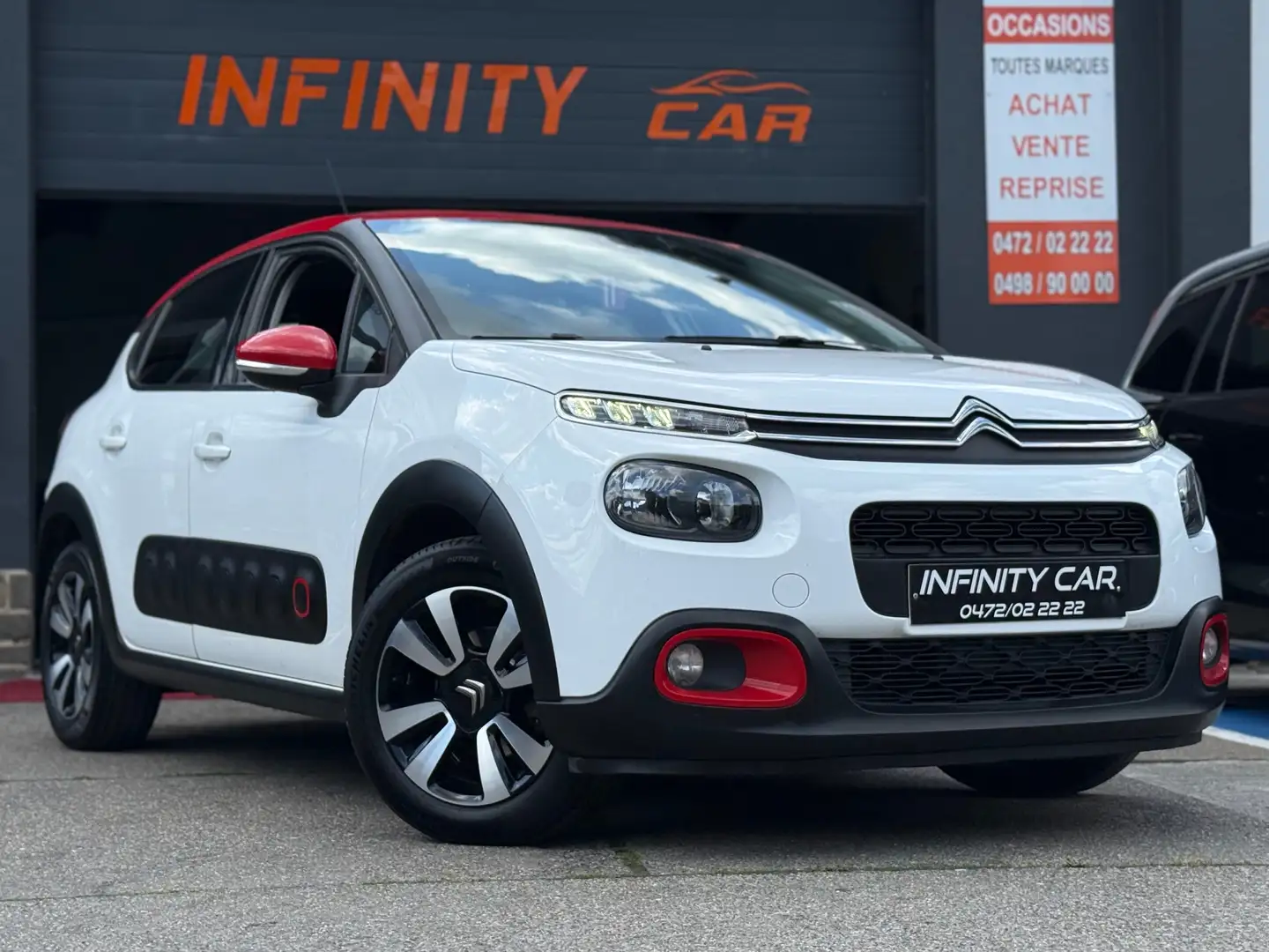 Citroen C3 C3 1.6 BlueHDi Shine AIRBUMP Blanc - 1