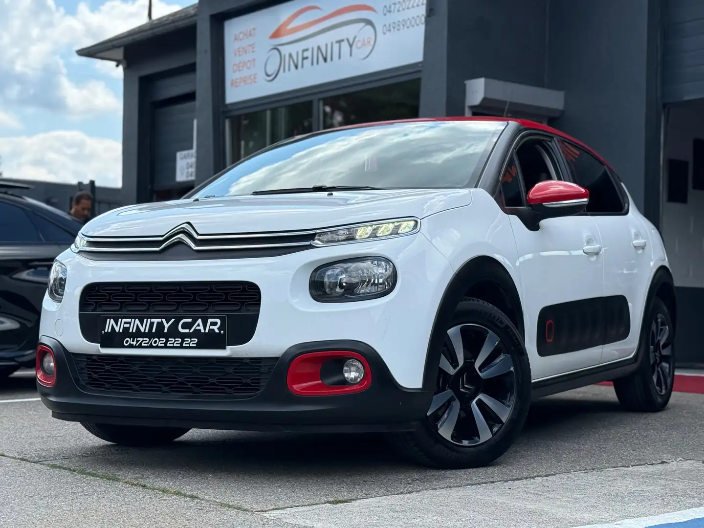 Citroen C3 C3 1.6 BlueHDi Shine AIRBUMP Blanc - 2