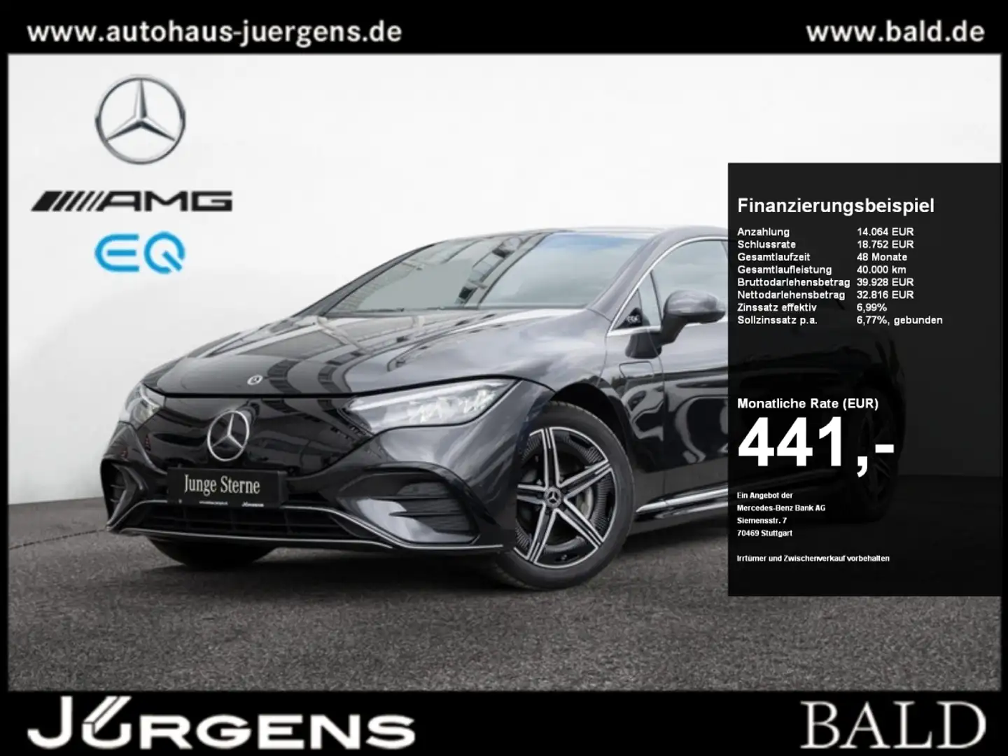Mercedes-Benz EQE 300 AMG-Sport/LED/Cam/Pano/Totw/Memo/Distr Gris - 1