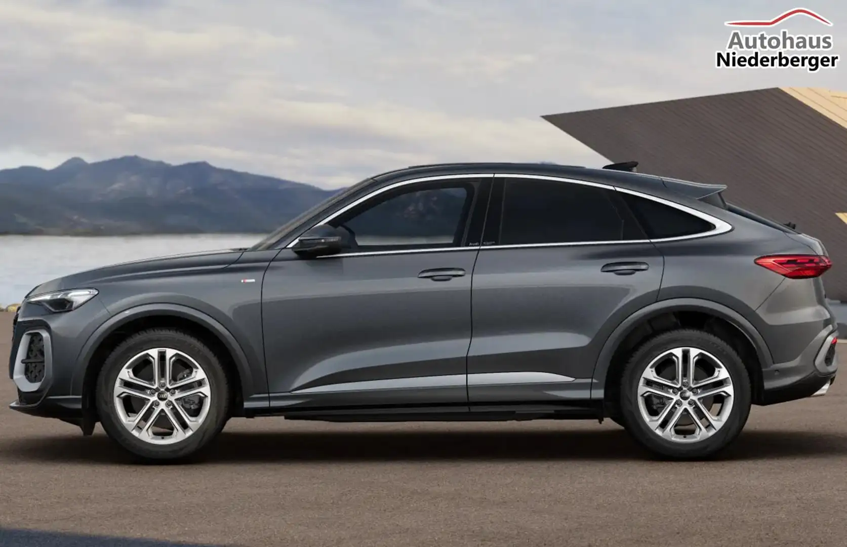 Audi Q5 Sportback S line TDI 2xS NeuMod Tech+ Pano Priv... Grau - 2
