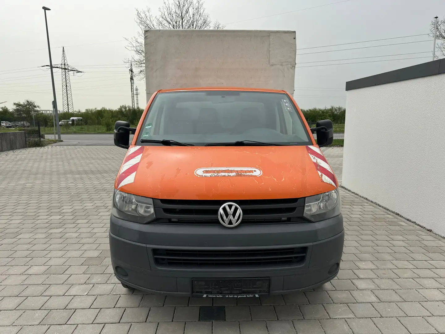 Volkswagen T6 Transporter Pritsche Tieflader mit Plane Orange - 2
