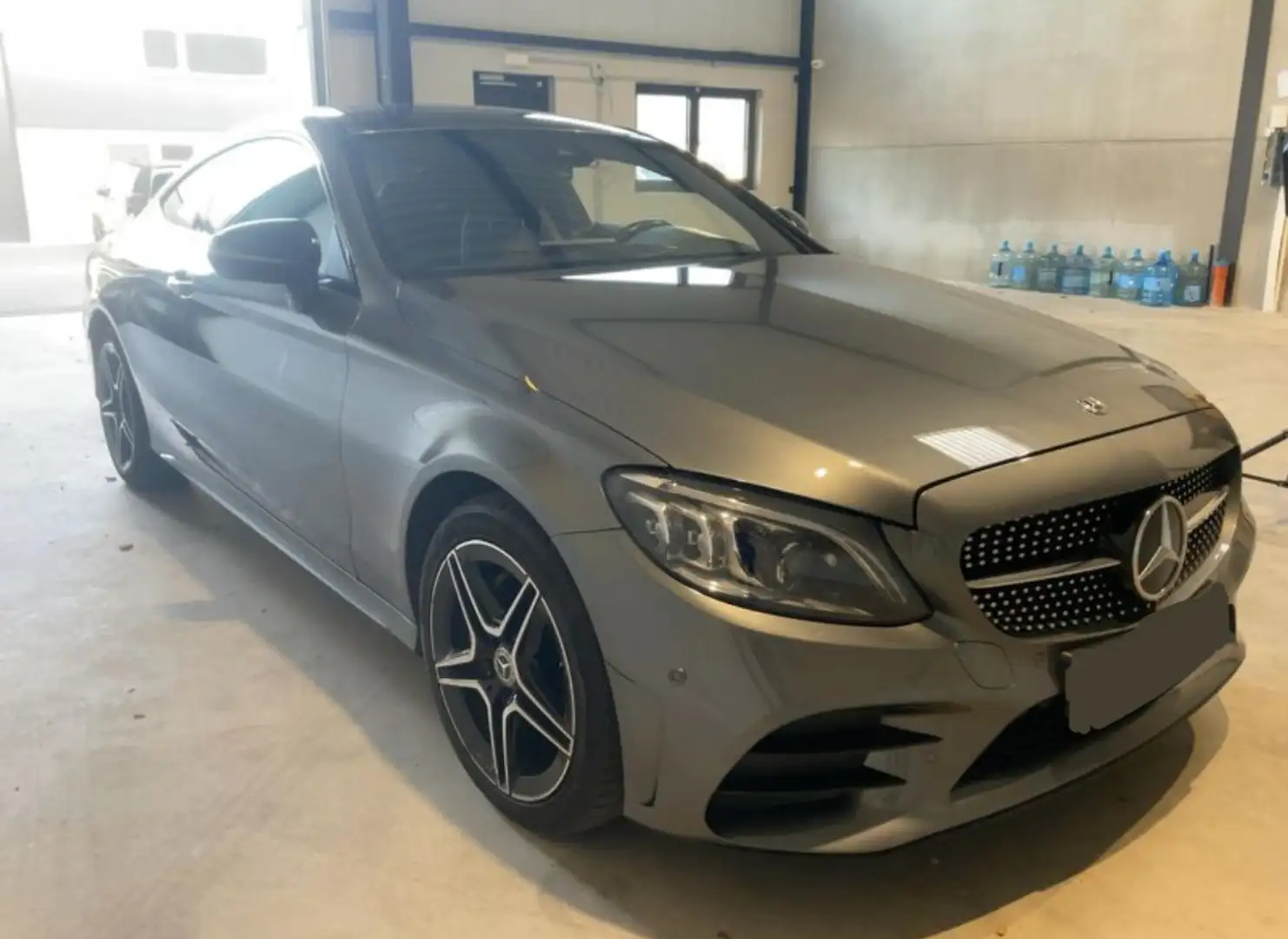 Mercedes-Benz C 180 Coupe PACK AMG PACK NIGHT BOITE-AUTO COCKPIT Gris - 2