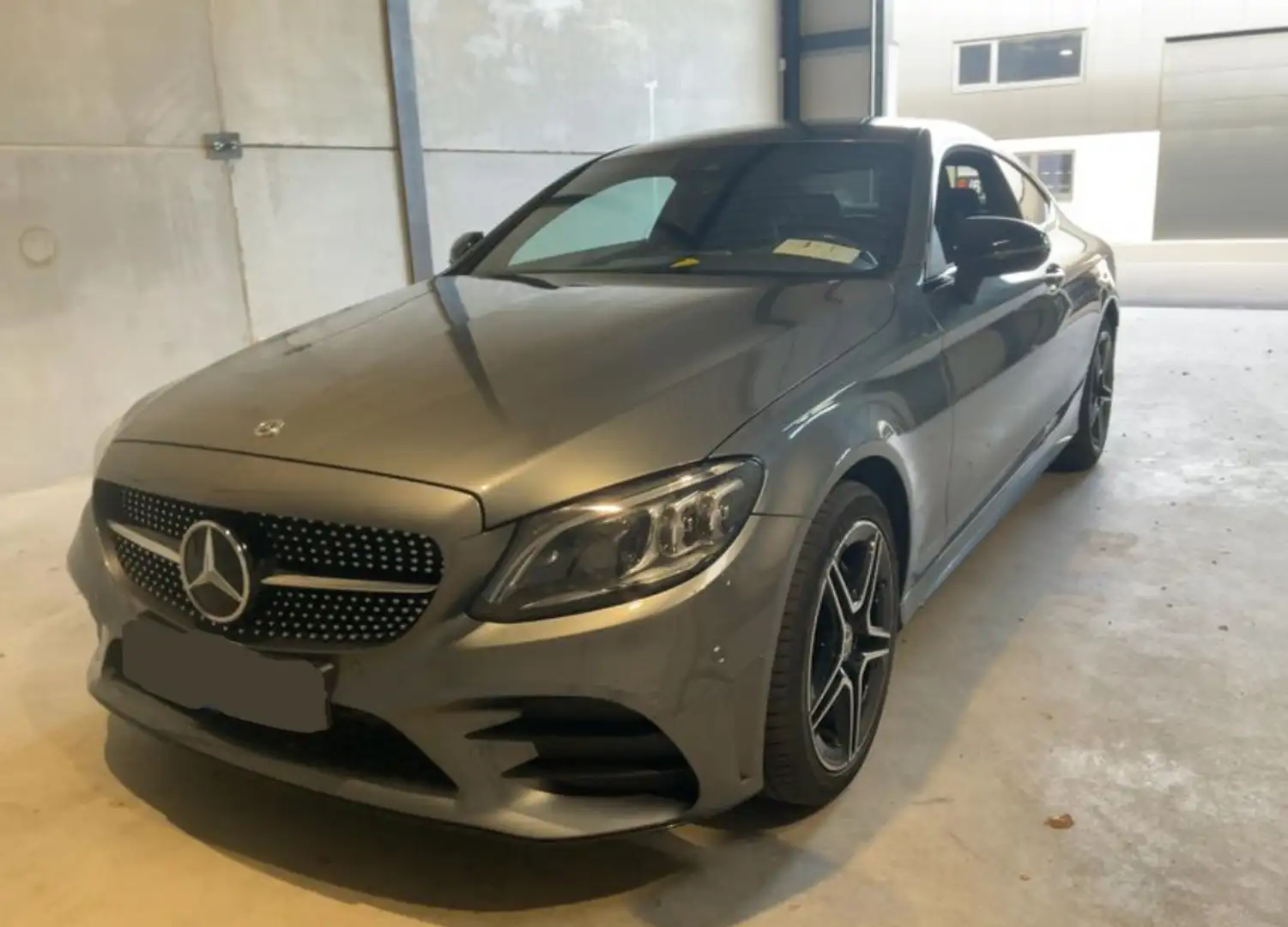 Mercedes-Benz C 180 Coupe PACK AMG PACK NIGHT BOITE-AUTO COCKPIT Gris - 1