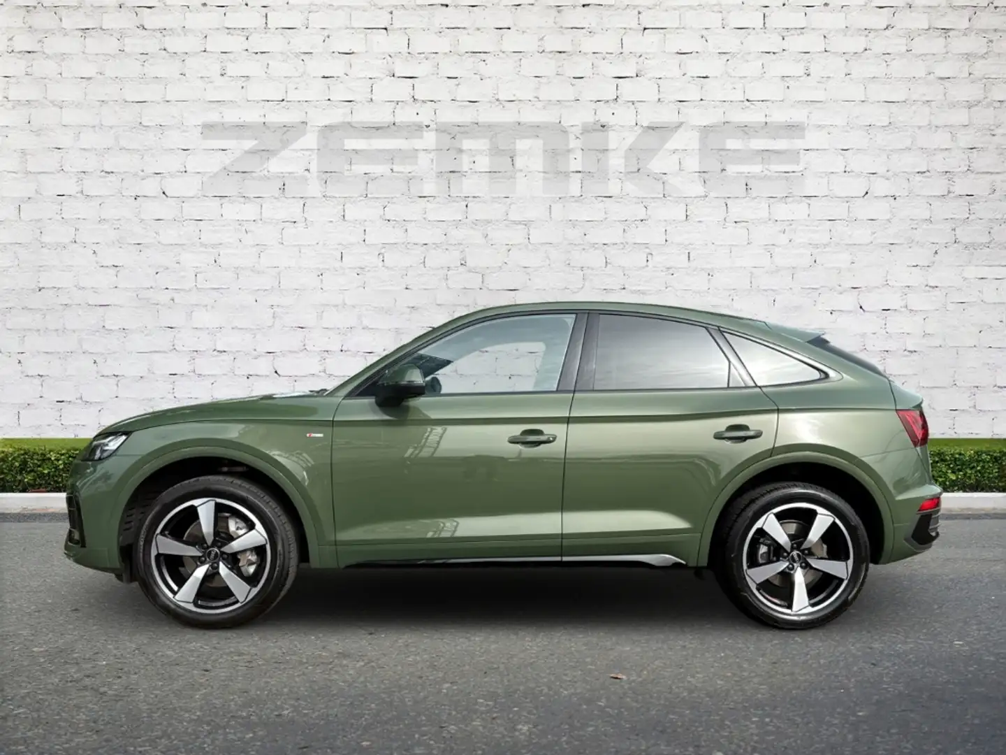 Audi Q5 quattro Sportback 40 TDI quattro S tronic S line A Grün - 2