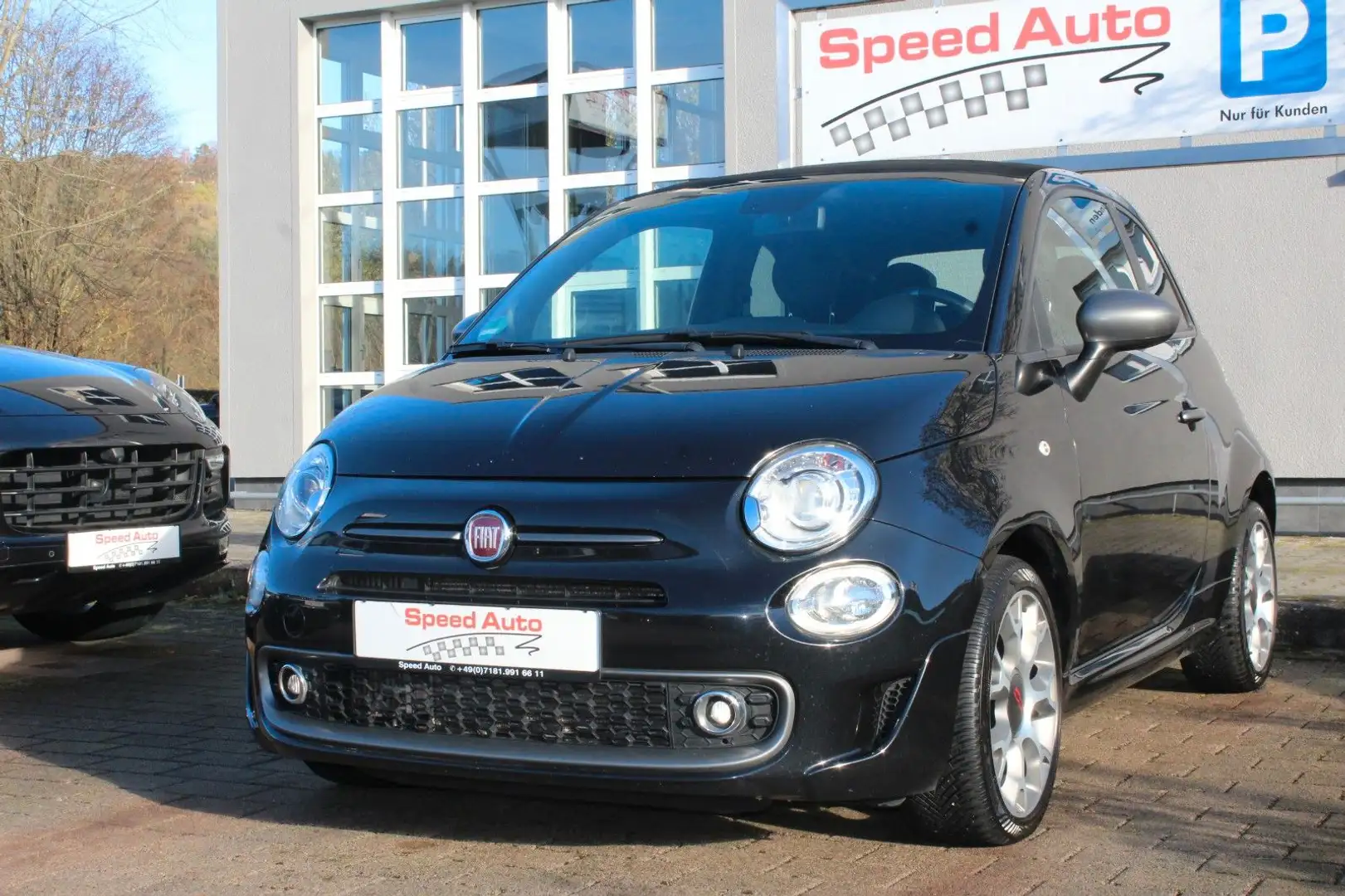 Fiat 500 CABRIO SPORT-PAKET/NAVI/SPORTSITZE/Bi-XENON Schwarz - 2
