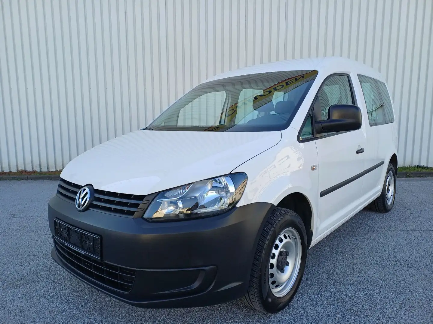 Volkswagen Caddy Kasten/Kombi EcoFuel 5-Sitz/Klima/AHK/1.Hd Blanc - 1