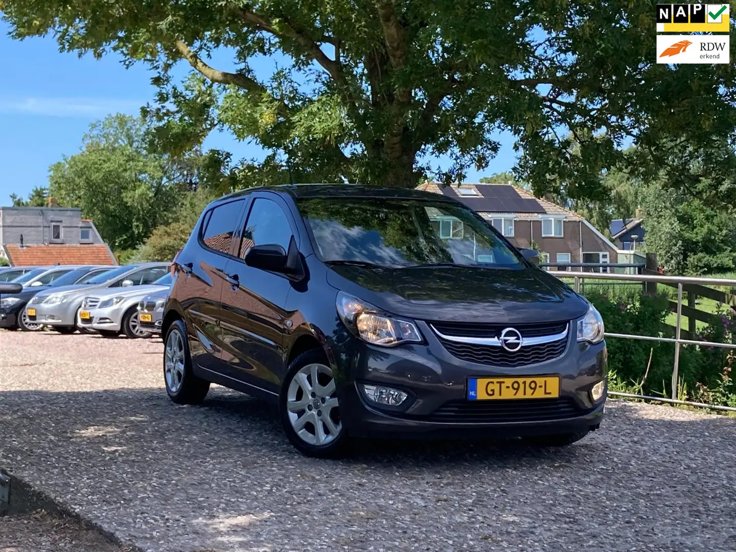 Opel Karl 1.0 ecoFLEX Edition | Cruise + Airco + Stoel/stuur Gris - 1