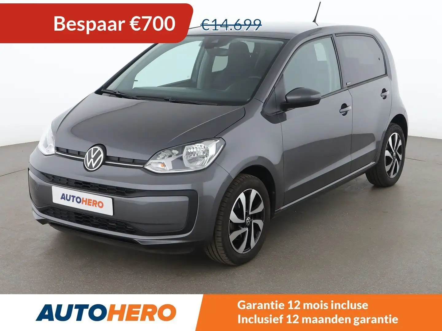 Volkswagen up! 1.0 Active Grijs - 1