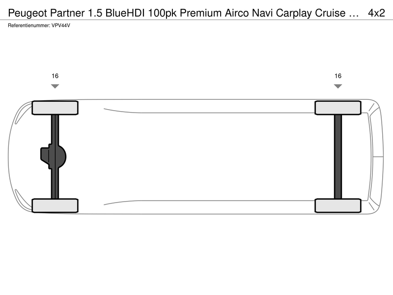 Peugeot Partner 1.5 BlueHDI 100pk Premium Airco Navi Carplay Cruis — photo 12