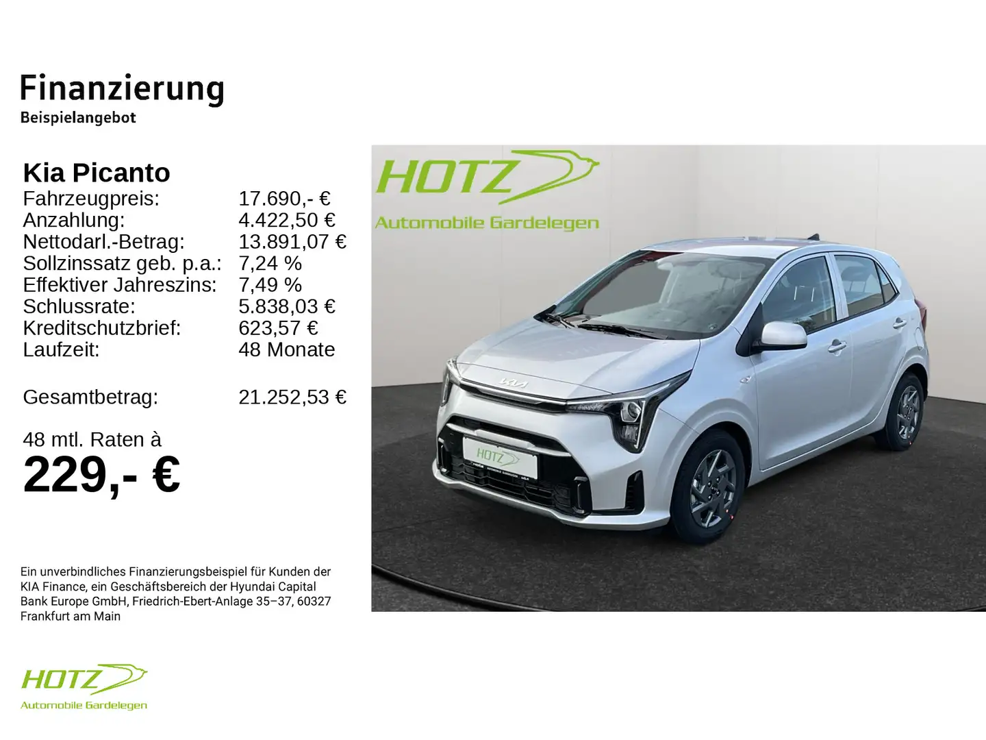 Kia Picanto 1.0 MT PE2 Vision NAVI/KAMERA/KLIMA Argent - 2