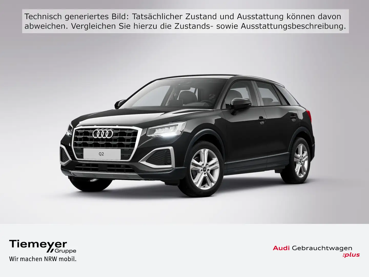 Audi Q2 30 TFSI ADVANCED SITZH NAVI+VORB. eKLAPPE AUD Schwarz - 1