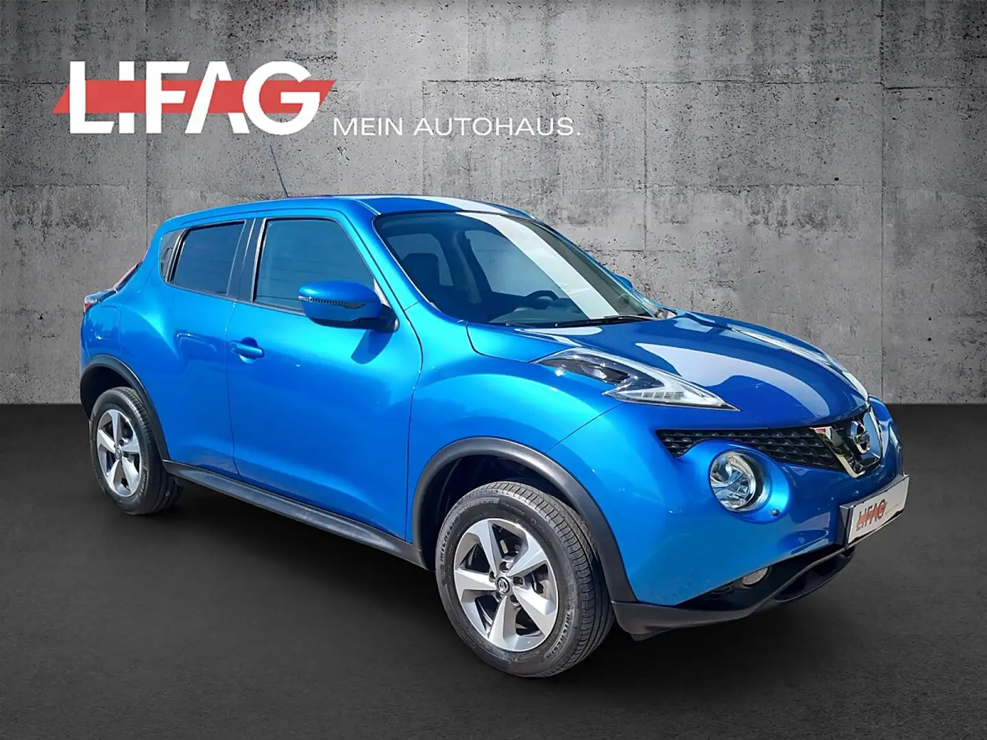 Nissan Juke 1,6 N-Connecta Aut. Blau - 1