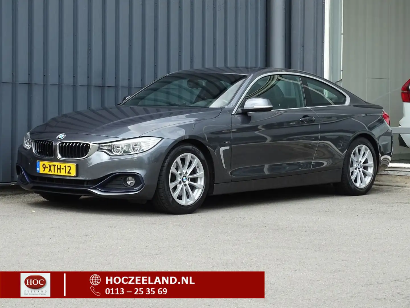 BMW 428 4-serie Coupé 428i High Executive Šedá - 1