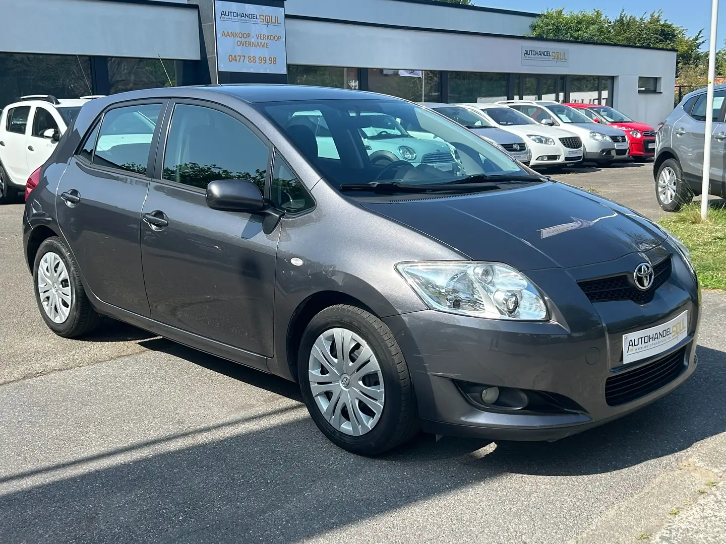 Toyota Auris 1.4i, 2008, 92.300km, Airco, Keuring + Garantie Grijs - 2