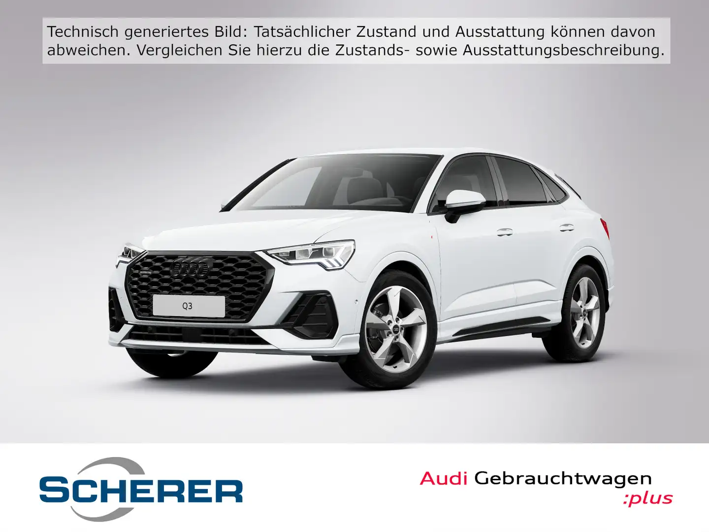Audi Q3 S line 35 TDI qua. LED NAVI+ RFK KE Weiß - 1
