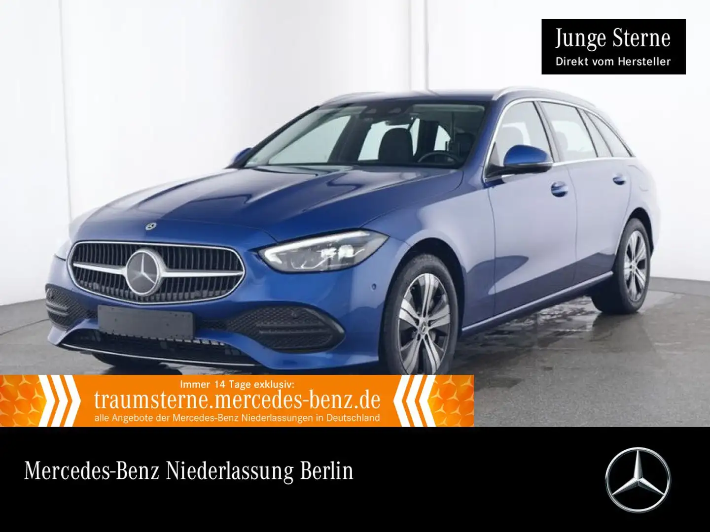 Mercedes-Benz C 300 e T AVANTG+AHK+LED+KAMERA+KEYLESS+9G Blau - 1